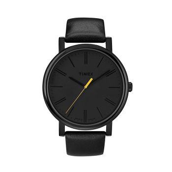Swatch Quart Nvy Black Dial