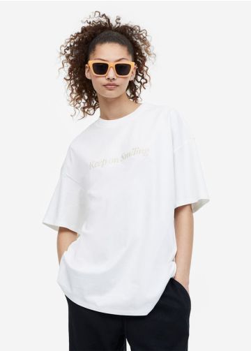 Oversized Motif T-shirt